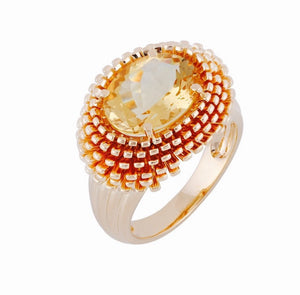 Oval Sea Urchin Ring