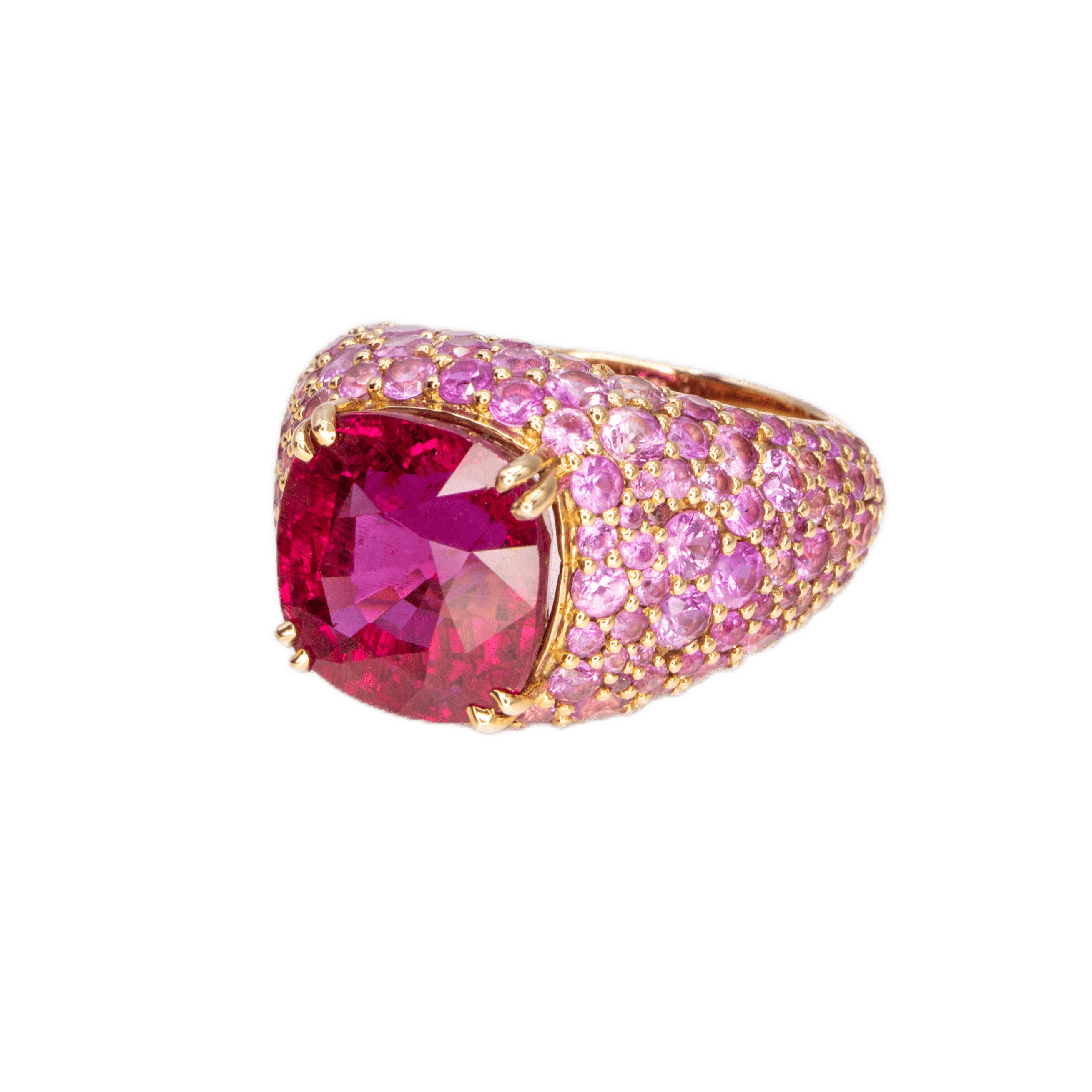 Fuchsia Ring Rubellite Sapphire