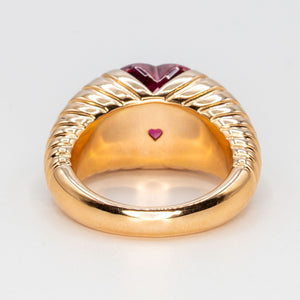 A Rubellite embrace ring