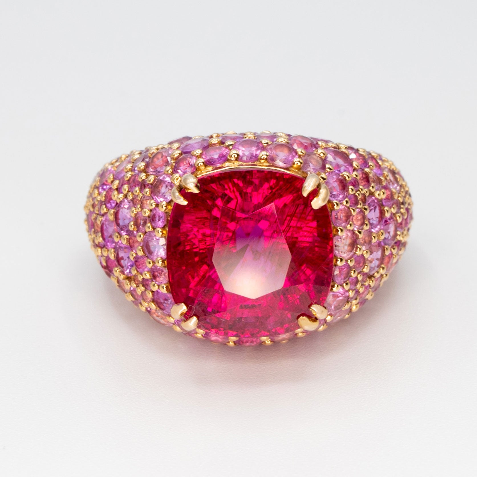 Fuchsia Ring Rubellite Sapphire