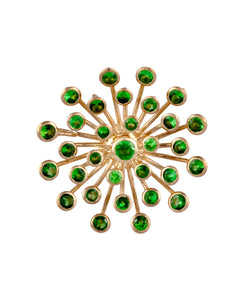 Green garnet Peacock Pendant