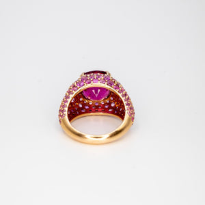 Fuchsia Ring Rubellite Sapphire