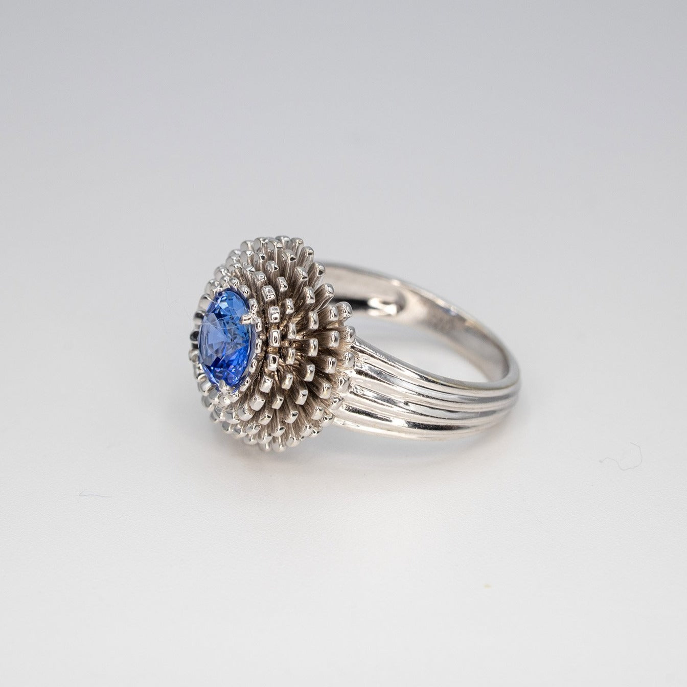 Sea Urchin Ring Sapphire